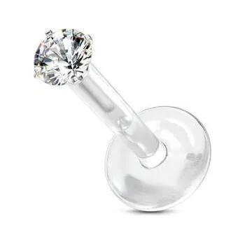Piercing LB0028C-120802 BioFlex piercing do brady, 2 mm zirkon