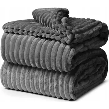 Prostěradlo Přikrývka Cotton world mikrovlákno 200 cm x 220 cm šedá