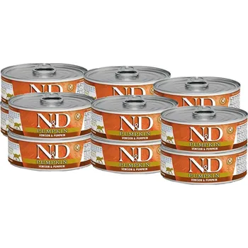 Krmivo pro kočku FARMINA N&D Pumpkin Venison & Pumpkin – mokré krmivo pro kočky – 12x70 g