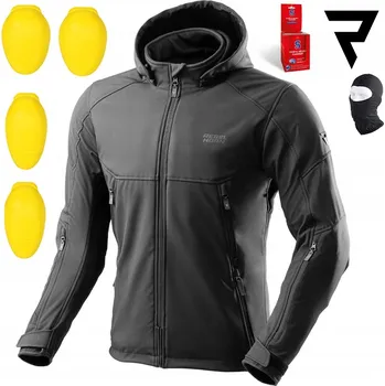 Moto bunda TEXTILNÍ BUNDA REBELHORN SLASH ČERNÁ 6XL