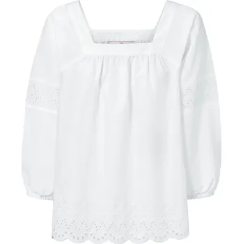 Dámská halenka 634805 - Tchibo - Halenka s výšivkou - pro ženy - vel. 48 - barva: bílá