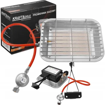 Průmyslové topidlo KRAFT&DELE PLYNOVÝ ZÁŘIČ 4,5kW 37 mBar S PLYNULOU REGULACÍ KD11311