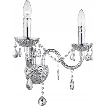 Nástěnné svítidlo Nástěnné svítidlo TOOLIGHT čiré, stříbrné, šedé E14 40 W