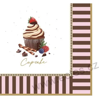 Papírový ubrousek Easy Life SWEET MOMENTS ubrousek čokoládové zákusky