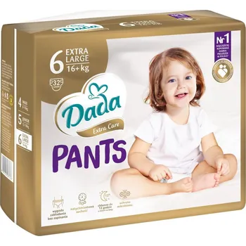 Plenkové kalhoty Dada Extra Care Kalhotky 6 Extra Large 16+ kg, 32 ks