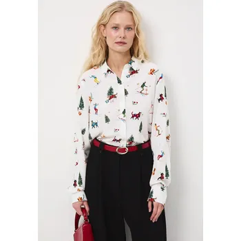 Dámská košile Košile Medicine dámská, béžová barva RW25-KDDA03 01A, vel. XL