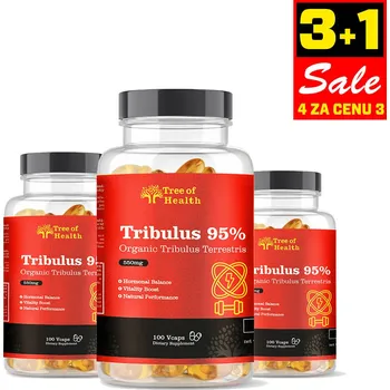 3+1 Tree of Health Organic Tribulus Terrestris 95%