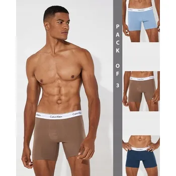 Boxerky CALVIN KLEIN PÁNSKÉ BOXERKY S LOGEM BAVLNĚNÉ M 0Z7A4_C* M 0_7