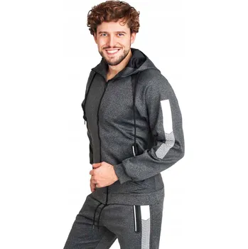 Pánská mikina Tepláková mikina pánská, melírovaná, velikost M YOCLUB