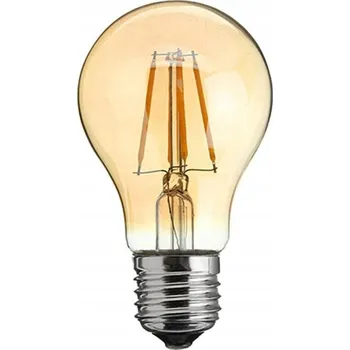 Žárovka LED žárovka E27 8W A60 filament jantarová 24070