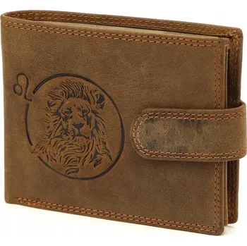 Peněženka Peněženka NORDEE , přírodní kůže, hnědá - muž