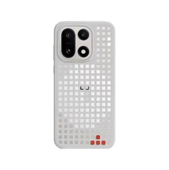 Pouzdro na mobilní telefon OnePlus Hole-Pattern Magnetic Kryt pro 15 5G Grey