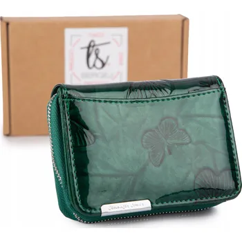 Jennifer Jones peněženka z pravé kůže zelená - dámská