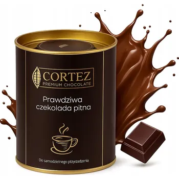 Čokoláda Cortez hořká pití Čokoláda 200g