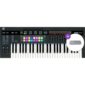 Master keyboard Novation 49 SL MKIII SET MIDI keyboard Black