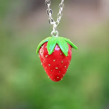 Náhrdelník CircusMind Náhrdelník červená jahoda S1300