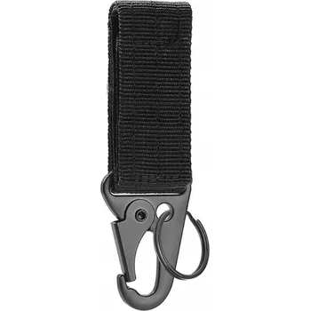 NAKIDA Taktická klíčenka (2) s karabinou Velcro černá