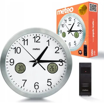 Hodiny Nástěnné hodiny METEO ZP31 s teploměrem