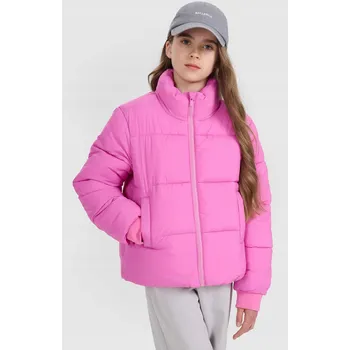 Dívčí bunda Dívčí prošívaná bunda s umělou výplní - růžová