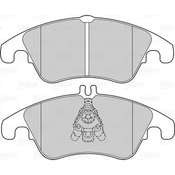 Brzdová destička Sada brzdových destiček, kotoučová brzda VALEO 302303