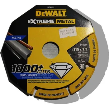 Řezný kotouč DEWALT 115x1,3 diamant