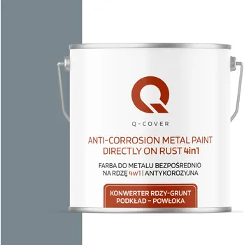 barva na kov BARVA POZINK 4v1 VEVERČÍ ŠEDÁ RAL 7000 VYSOKÝ LESK 5L