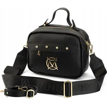 Kabelka Massimo Contti kabelka, typ kabelka přes rameno, z eko kůže, černá