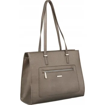 Kabelka David Jones kabelka eko kůže stříbrná