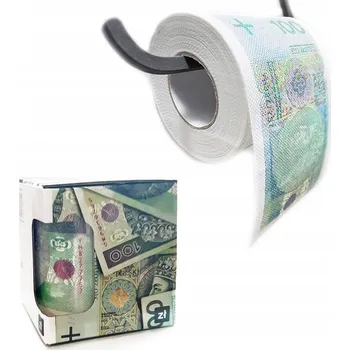 Toaletní papíry Polský toaletní papír, bankovky sto zlotých, 100 PLN