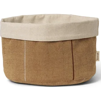 Košík na pečivo Košík na pečivo ITO 23 x 18 cm, hnědá, bavlna, ferm LIVING - doprava zdarma od 2999 Kč