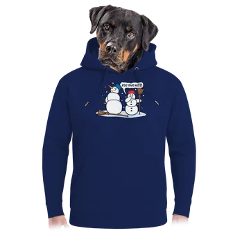 Pánská mikina Bastard Kde mám nos? unisex mikina premium Navy