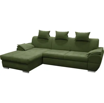 Sedací souprava Rohová sedací souprava, zelená, levá, FLOSY ROH