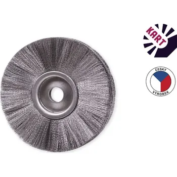 Brusný kartáč KART Kotoučový kartáč ø 160 mm osazený ocel. drátem ø 0,10 mm