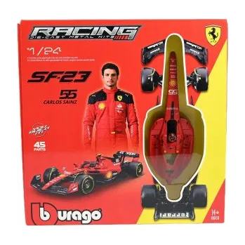 autíčko BBURAGO BOLID F1 Ferrari SF-23 Carlos Sainz 1:24 BBURAGO MODEL DO ZŁOŻENIA (PL)