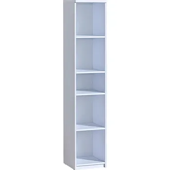 Ložnicová sestava Regál policový, bílá arktická, ARTEMIA