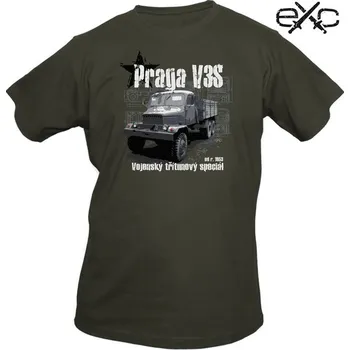 Pánské tričko eXc Khaki XL