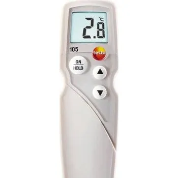 testo 105 - Teploměr k ovládání jednou rukou se standardní měřicí špičkou
