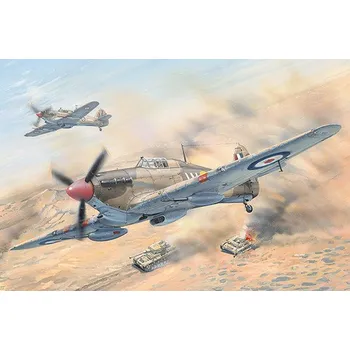 Plastikový model Hobby Boss 81780 Hawker Hurricane Mk.II D / Trop 1:48