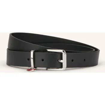 Módní doplněk Hugo Dámský Kožený Opasek Palm, černá, 80