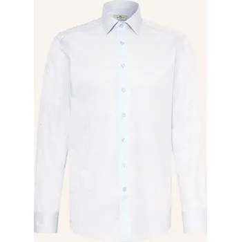 Etro Pánská Brokátová Košile Slim Fit, tmavě modrá, 39