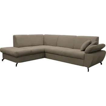 Sedací souprava Sedací souprava, levá, hnědá, COHEN ROH