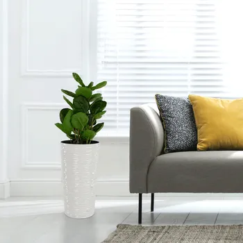 Květináč Květináč, plast, bílá, KRULO