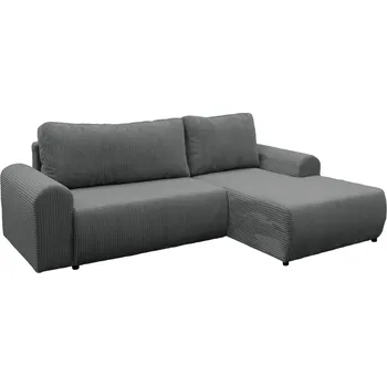 Sedací souprava Sedací souprava, šedá, pravá, VELINA ROH