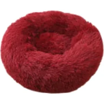 Pelíšek pro psa animALL Pelíšek plyš kulatý 50 cm, bordó