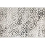 Koberec, černá/bílá/vzor, 200x285, ESTELA TYP 4