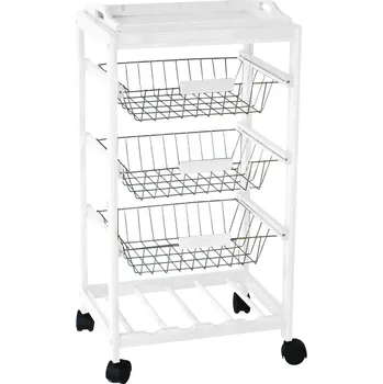 Servírovací stolek Servírovací stolek, bílá, HURIT