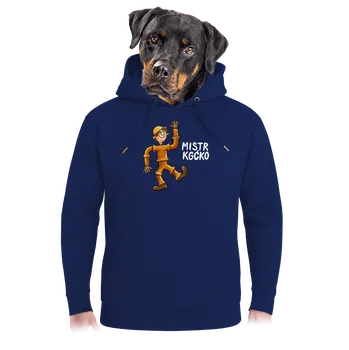 Pánská mikina Bastard Mistr Kgčko unisex mikina premium Navy