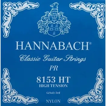 Struna pro kytaru a smyčcový nástroj Hannabach Struny pro klasickou kytaru série 815 High tension Silver specialG3 8153HT 5817