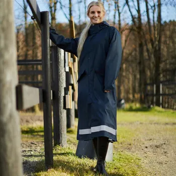 Vybavení pro jezdce Dámský kabát do deště HORZE Hazel 46