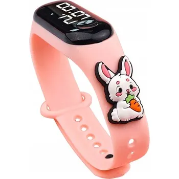 Hodinky Elektronické hodinky chytré hodinky KRÁLÍK pro děti, dětské hodinky KRÁLÍČEK s králíčkem